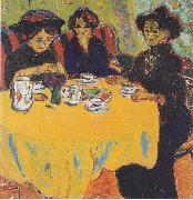 Coffee drinking women Ernst Ludwig Kirchner